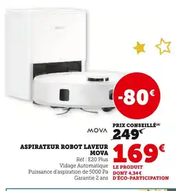 Super U Mova aspirateur robot laveur offre