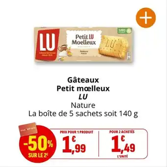 Coccinelle Supermarché Gâteaux petit moelleux lu offre