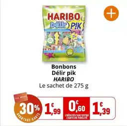 Coccinelle Supermarché Bonbons délir pik haribo offre