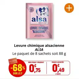Coccinelle Supermarché Levure chimique alsacienne alsa offre