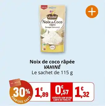 Coccinelle Supermarché Noix de coco râpée vahiné offre