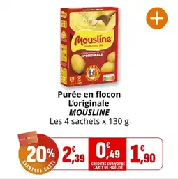 Coccinelle Supermarché Purée en flocon l'originale mousline offre