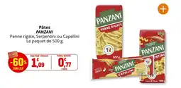 Coccinelle Supermarché Pâtes panzani offre