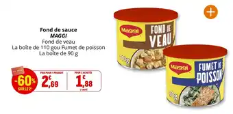 Coccinelle Supermarché Fond de sauce maggi offre