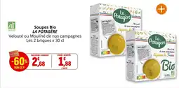 Coccinelle Supermarché Soupes bio la pótagère offre