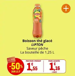 Coccinelle Supermarché Boisson thé glacé lipton offre