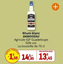 Coccinelle Supermarché Rhum blanc damoiseau offre