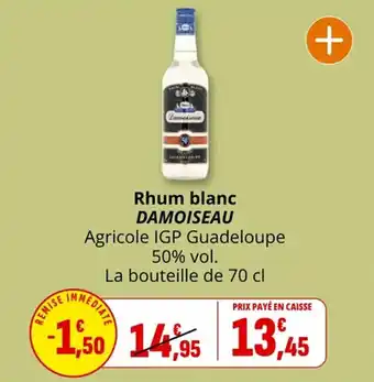 Coccinelle Supermarché Rhum blanc damoiseau offre