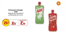 Coccinelle Supermarché Nettoyant ménager ajax offre