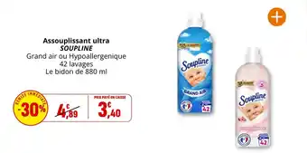 Coccinelle Supermarché Assouplissant ultra soupline offre