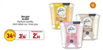 Coccinelle Supermarché Bougie glade offre