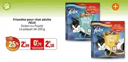 Coccinelle Supermarché Friandise pour chat adulte felix offre