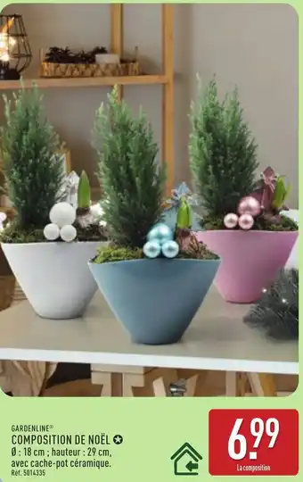 ALDI GARDENLINE Composition de noël offre