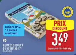 ALDI Huîtres creuses de normandie offre