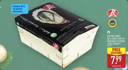 ALDI Huîtres fines de claires vertes marennes oléron label rouge offre