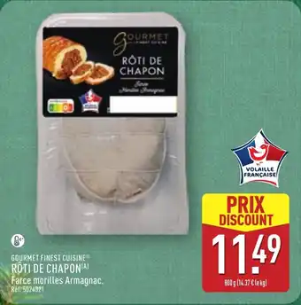 ALDI GOURMET FINEST CUISINE Roti de chapon offre