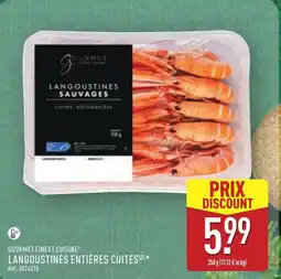 ALDI GOURMET FINEST CUISINE Langoustines entières cuites offre