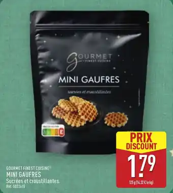 ALDI GOURMET FINEST CUISINE Mini gaufres offre