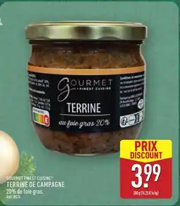 ALDI GOURMET FINEST CUISINE Terrine de campagne offre