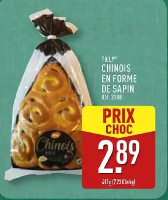 ALDI TILLY Chinois en forme de sapin offre