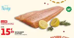Auchan Supermarché Filet de saumon atlantique offre