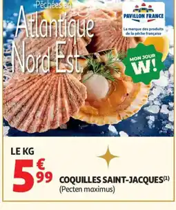 Auchan Supermarché Couilles saint-jacques offre