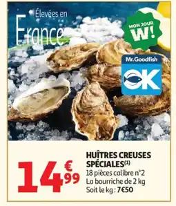 Auchan Supermarché Huîtres creuses spéciales offre
