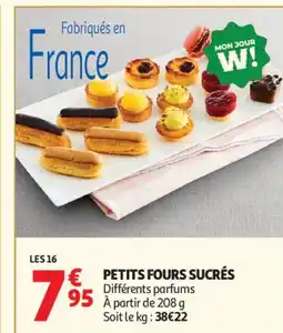 Auchan Supermarché Petits fours sucrés offre