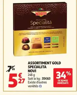 Auchan Supermarché NOVI Assortiment gold specialita offre