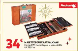 Auchan Supermarché AUCHAN Malette beaux arts offre