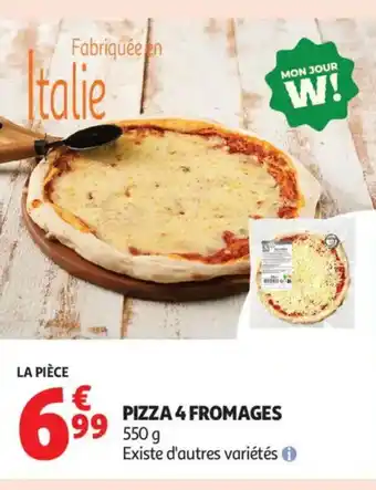 Auchan Supermarché Pizza 4 fromages offre