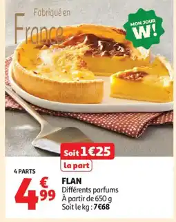 Auchan Supermarché Flan offre