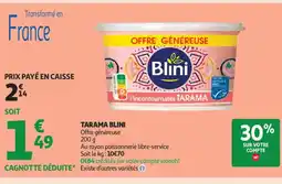 Auchan Supermarché BLINI Tarama offre