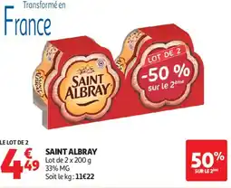 Auchan Supermarché SAINT ALBRAY offre