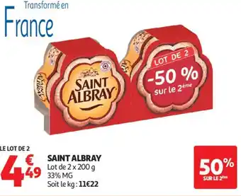 Auchan Supermarché SAINT ALBRAY offre