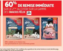 Auchan Supermarché PURINA FELIX Sur la gamme des snacks offre