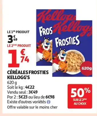 Auchan Supermarché KELLOGG'S Céréales frosties offre