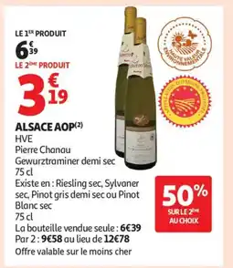 Auchan Supermarché Alsace aop offre