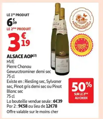 Auchan Supermarché Alsace aop offre