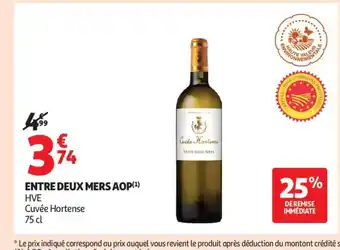 Auchan Supermarché Entre deux mers aop offre