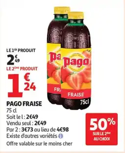 Auchan Supermarché PAGO Fraise offre