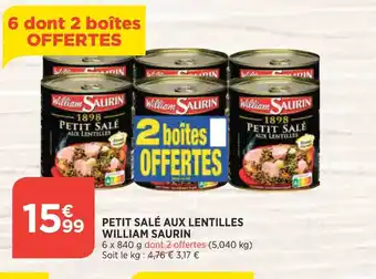 Bi1 Petit Salé Aux Lentilles offre