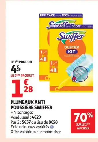 Auchan Supermarché SWIFFER Plumeaux anti poussière offre