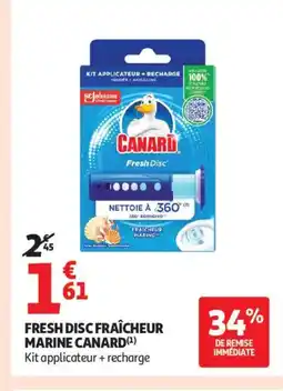 Auchan Supermarché CANARD Fresh disc fraîcheur marine offre