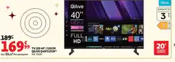 Auchan Supermarché QILIVE Tv led 40"/101cm q40fs251b offre