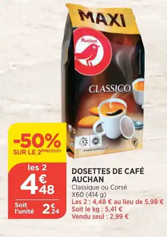 Bi1 Dosettes de Café offre