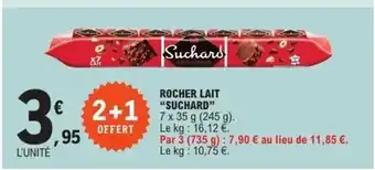 E.Leclerc Express SUCHARD Rocher lait offre