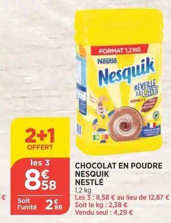 Bi1 Chocolat En Poudre offre
