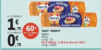 E.Leclerc Express HARRY'S Toast offre