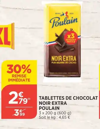 Bi1 Tablettes de Chocolat offre